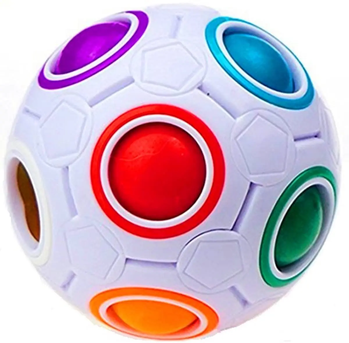 Rainbow Ball Puzzles Spheric Magic Cube Toy Adult Kids Plastic Creative Football Learning Educational Toys Gifts For Children
Rainbow Ball Puzzles Spheric Magic Cube Toy Adult Kids Plastic Creative Football Learning Educational Toys Gifts For Children