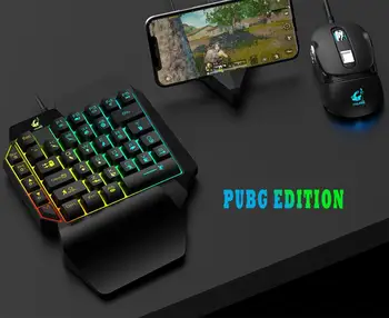 Fast game mode Colorful Backlight One-handed Gaming left hand Mini Keyboard for pubg
Fast game mode Colorful Backlight One-handed Gaming left hand Mini Keyboard for pubg