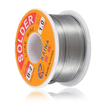 New Welding Iron Wire Reel 100g/3.5oz FLUX 2.0% 1mm 63/37 45FT Tin Lead Line Rosin Core Flux Solder Soldering Wholesale
New Welding Iron Wire Reel 100g/3.5oz FLUX 2.0% 1mm 63/37 45FT Tin Lead Line Rosin Core Flux Solder Soldering Wholesale