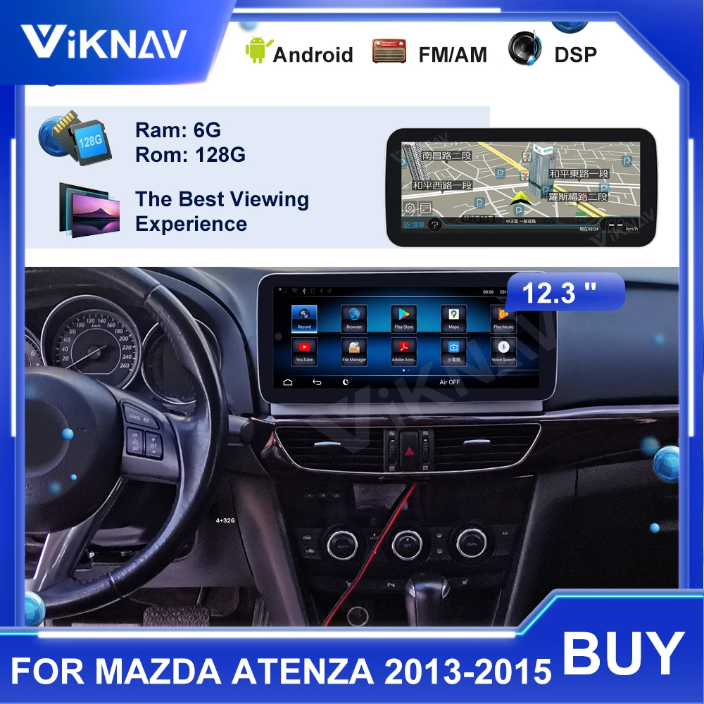 128G Android 10.0 Car Radio For Mazda Atenza 2013-2015 Car Monitor Stereo Multimedia Player GPS Navigation HD Screen Head Unit
128G Android 10.0 Car Radio For Mazda Atenza 2013-2015 Car Monitor Stereo Multimedia Player GPS Navigation HD Screen Head Unit