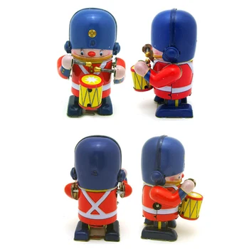 Classic collection Retro Clockwork Wind up Metal Walking Tin music brass military band robot toy Mechanical toys For Children
Classic collection Retro Clockwork Wind up Metal Walking Tin music brass military band robot toy Mechanical toys For Children