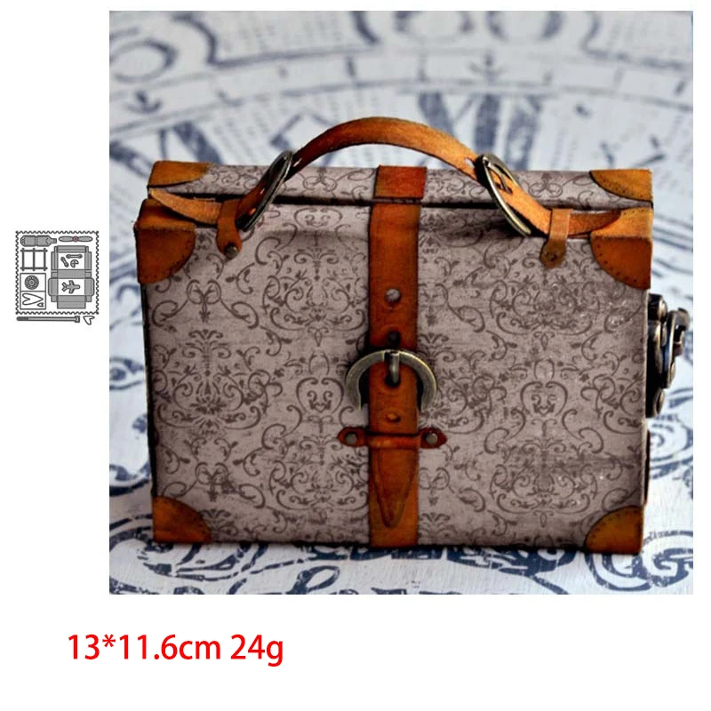 Portable Box Bags Metal Cutting Dies Scrapbooking Craft Mold Cut Die Stencil Handmade Paper Card Make Template New Design
Portable Box Bags Metal Cutting Dies Scrapbooking Craft Mold Cut Die Stencil Handmade Paper Card Make Template New Design