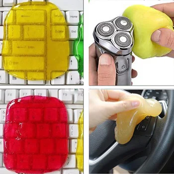 High-Tech Magic Dust Cleaner Compound Super Clean Slimy Gel For Phone Laptop Pc Computer Keyboard Car Clean Glue Gel Cleaner