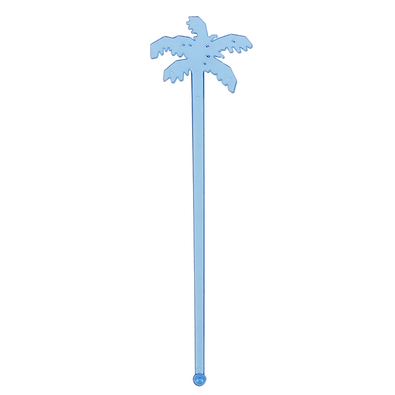 Description Picture 2 of item50pcs 18cm Plastic Night-club Drink/wine Decor Coconut Tree Cocktail Swizzle Sticks Drink Stirrer Coffee Muddler Puddler