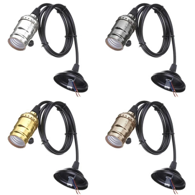 High Quality Retro E27 Lamp Holder Switch Screw Assembly CE Certification 110V 220V Bar Restaurant Window Lamp Hanging Line
High Quality Retro E27 Lamp Holder Switch Screw Assembly CE Certification 110V 220V Bar Restaurant Window Lamp Hanging Line