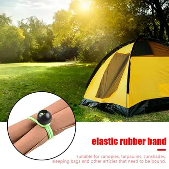 Outdoor 10pcs Ball Head Bungee Cords Heavy Duty Tarp Canopy Elastic Strap for Caving Climbing Camping Tent Accessories
Outdoor 10pcs Ball Head Bungee Cords Heavy Duty Tarp Canopy Elastic Strap for Caving Climbing Camping Tent Accessories