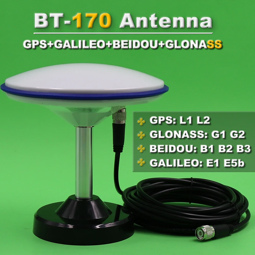 BEITIAN NEW 3V-18V module receiver CORS RTK GNSS Survey Antenna High precision high gain GALILEO GPS GLONASS BEIDOU,BT-170-D-TNC
BEITIAN NEW 3V-18V module receiver CORS RTK GNSS Survey Antenna High precision high gain GALILEO GPS GLONASS BEIDOU,BT-170-D-TNC