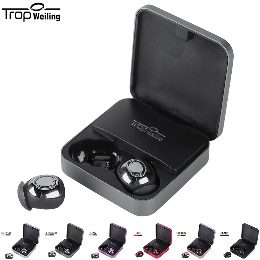 Trop weiling Tws Mini Box Bluetooth Earphones in Ear Earbuds Sport Headset with Mic Power Bank For Samsung/Huawei/Xiaomi/Android
Trop weiling Tws Mini Box Bluetooth Earphones in Ear Earbuds Sport Headset with Mic Power Bank For Samsung/Huawei/Xiaomi/Android