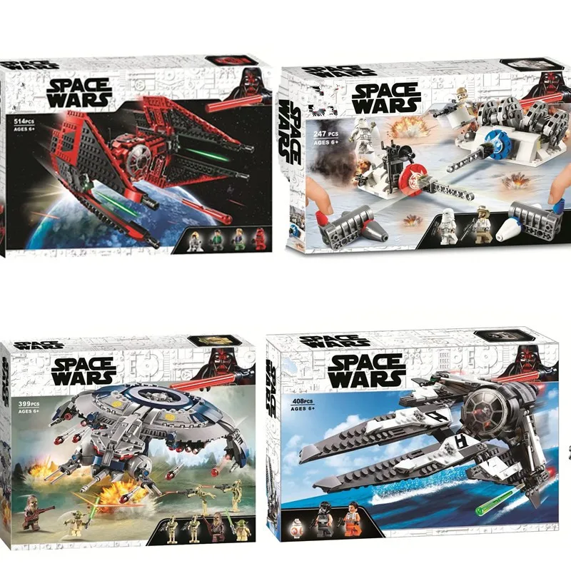 2020 514pcs Star Wars Major Vonreg's TIE Fighter compatible legoinglys 75240 StarWars Building blocks bricks children toy
2020 514pcs Star Wars Major Vonreg's TIE Fighter compatible legoinglys 75240 StarWars Building blocks bricks children toy