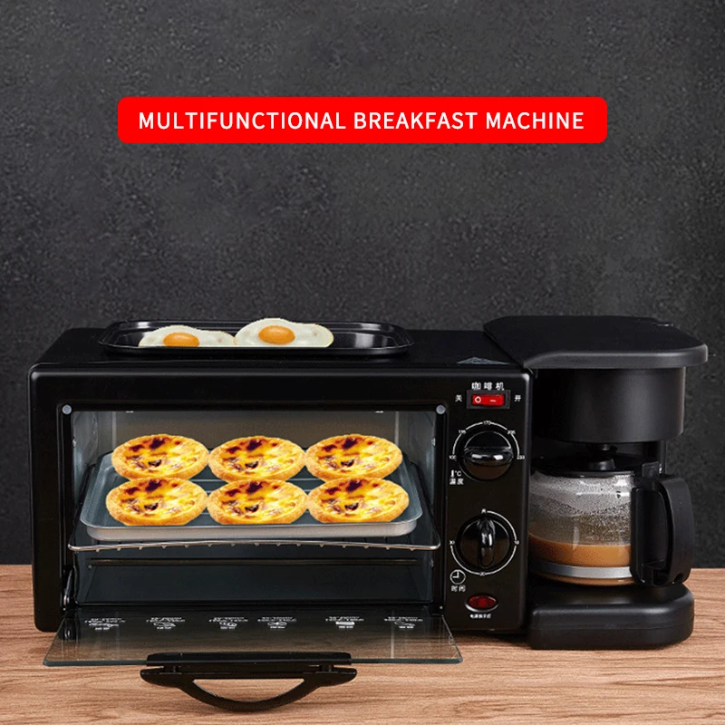 3 in 1 Breakfast Making Machine Multi Drip Coffee Maker Household Bread Pizza Frying Pan Toaster 220V Electric Breakfast Maker
3 in 1 Breakfast Making Machine Multi Drip Coffee Maker Household Bread Pizza Frying Pan Toaster 220V Electric Breakfast Maker