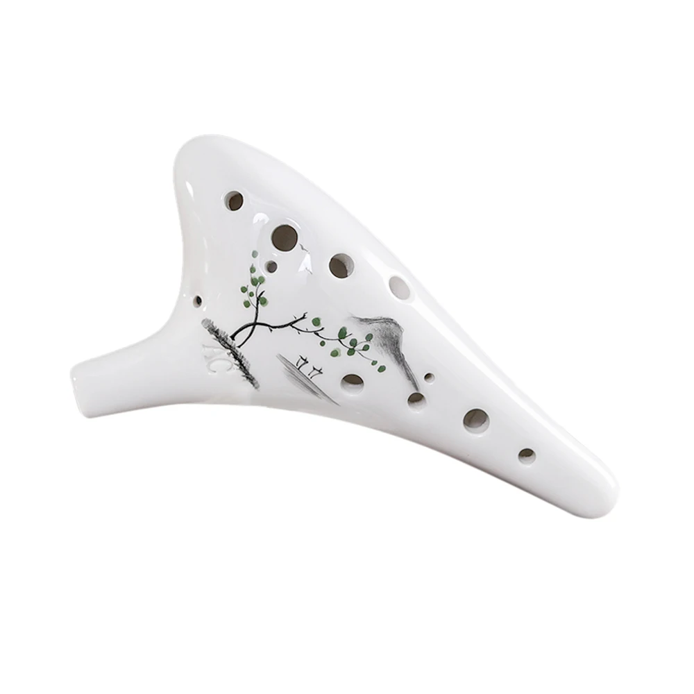 12 Holes Round Head Ceramic Ocarina Alto C Hand Painted with Lanyard Music Score Protective Bag For Music Lover and Learner
12 Holes Round Head Ceramic Ocarina Alto C Hand Painted with Lanyard Music Score Protective Bag For Music Lover and Learner