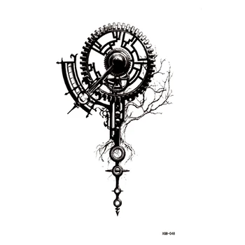 Wall clock And Compass Temporary Tattoo Stickers Tatoo Men henna Tatoo body art tattoo Waterproof temporary tattoos sleeves 
Wall clock And Compass Temporary Tattoo Stickers Tatoo Men henna Tatoo body art tattoo Waterproof temporary tattoos sleeves