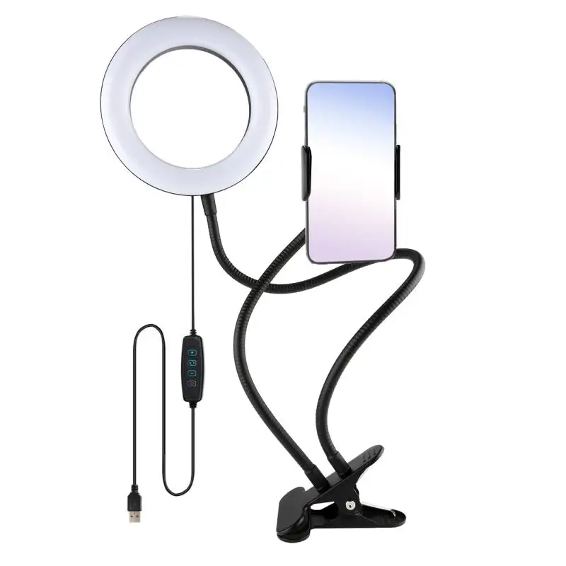 6 Inch LED Selfie Ring Light Fill Light with Cell Phone Holder Photo Studio Selfie Ring Light For Youtube Tiktok Live Stream
6 Inch LED Selfie Ring Light Fill Light with Cell Phone Holder Photo Studio Selfie Ring Light For Youtube Tiktok Live Stream
