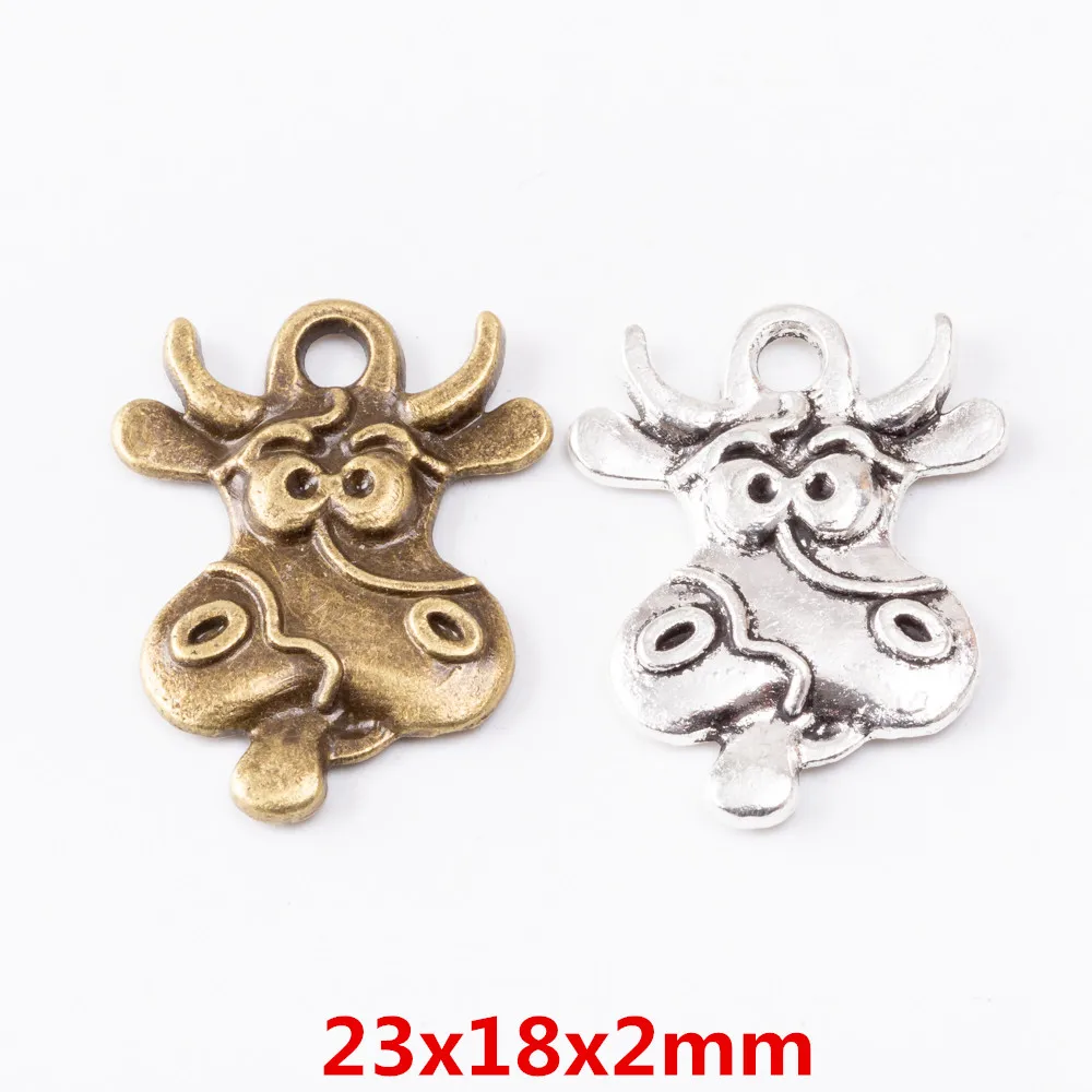 90 pieces of retro cow pendant zinc alloy pendant DIY European style jewelry making 6544
90 pieces of retro cow pendant zinc alloy pendant DIY European style jewelry making 6544