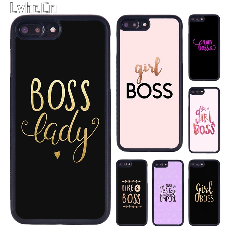 LvheCn чехол для телефона с изображением девушки босса леди фокус iPhone 5 SE 6s 7 8 Plus 11 12 Pro