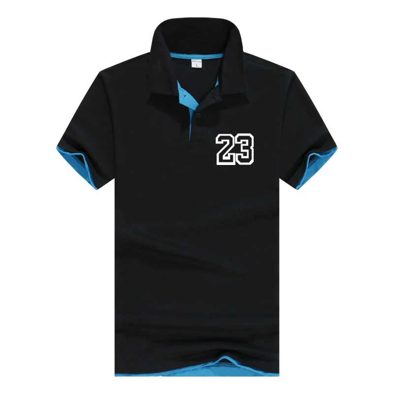 2019 New Arrival Cotton Men's Polo Shirt Fashion 23 Printing Brand Large Size Short Sleeve Black White Polo Shirt Men's Top
2019 New Arrival Cotton Men's Polo Shirt Fashion 23 Printing Brand Large Size Short Sleeve Black White Polo Shirt Men's Top