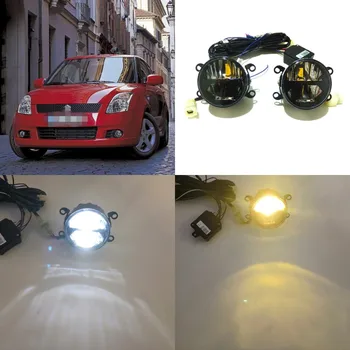 July King 24W Bifocal Fog Lamp Case for Suzuki Swift 2005-2017, 6000K Day Running Lights + High Beam +4300K Low Beam
July King 24W Bifocal Fog Lamp Case for Suzuki Swift 2005-2017, 6000K Day Running Lights + High Beam +4300K Low Beam