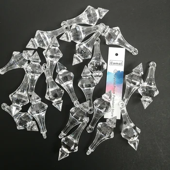 Camal 60pcs 48MM Acrylic Crystal Pointed Cone Pendant Chandelier Curtain Wedding Party Lamp Lighting Christmas Tree Hanging DIY
Camal 60pcs 48MM Acrylic Crystal Pointed Cone Pendant Chandelier Curtain Wedding Party Lamp Lighting Christmas Tree Hanging DIY