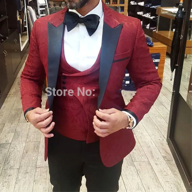 Latest Coat Pant Designs Men Suits 2019 Formal Groom Pattern Burgundy Suit Slim Fit Business Mens Tuxedo Wedding Suit For Men
Latest Coat Pant Designs Men Suits 2019 Formal Groom Pattern Burgundy Suit Slim Fit Business Mens Tuxedo Wedding Suit For Men