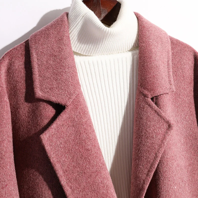 Winter Wool Coat Women Autumn Clothes Elegant Ladies 100% Wool Jacket Cashmere Long Woolen Casaco Hiver LD262
Winter Wool Coat Women Autumn Clothes Elegant Ladies 100% Wool Jacket Cashmere Long Woolen Casaco Hiver LD262