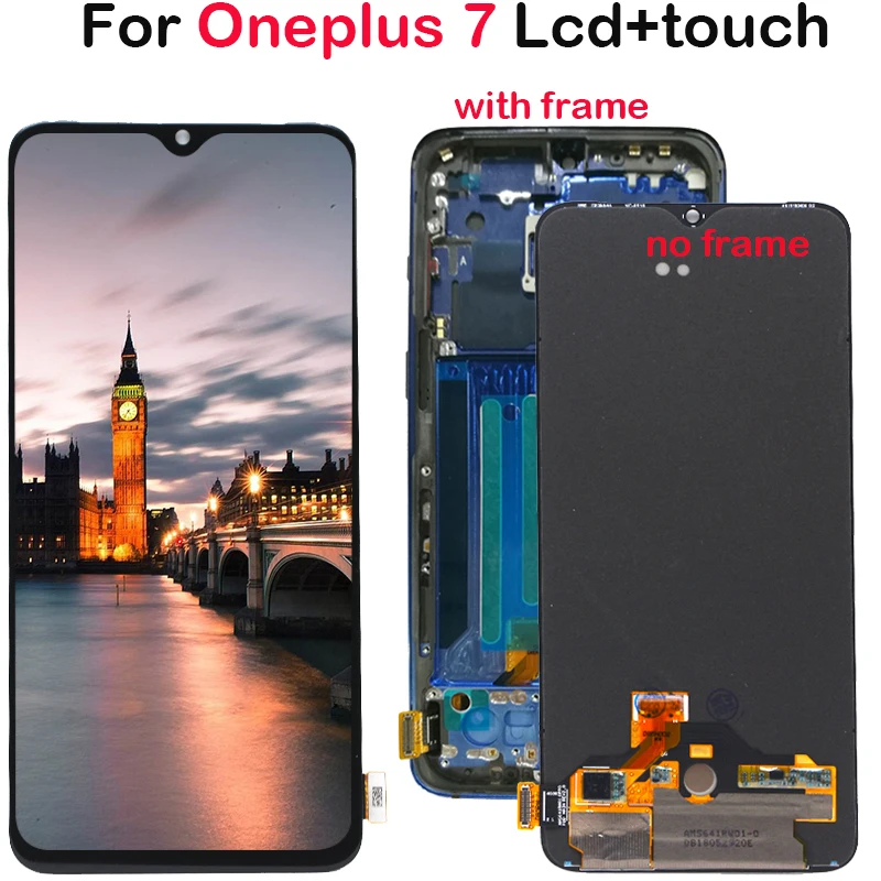 6.41'' For oneplus 7 LCD Display Touch Screen With frame Digitizer Assembly replacement repair parts for oneplus 7 LCD Display
6.41'' For oneplus 7 LCD Display Touch Screen With frame Digitizer Assembly replacement repair parts for oneplus 7 LCD Display