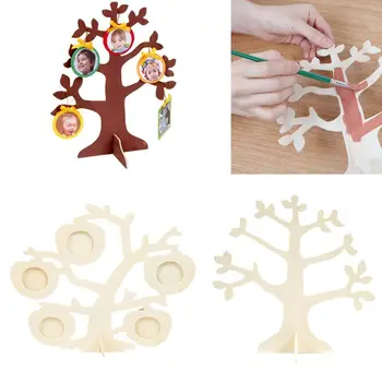 

Wooden Tree Puzzle Children Manual DIY Coloring Creative Art Painting Kindergarten Boys Girls Educational Toys