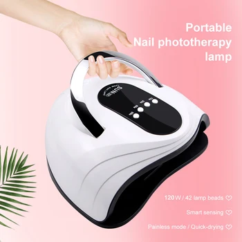 Dropshiping 120W Nail Lamp Nail Dryer Dual hands 42PCS LED Curing All Gel Nail Polish With Motion Sensing Manicure Salon Tool
Dropshiping 120W Nail Lamp Nail Dryer Dual hands 42PCS LED Curing All Gel Nail Polish With Motion Sensing Manicure Salon Tool