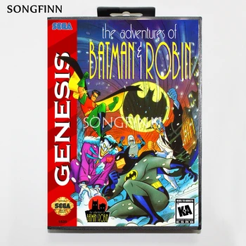 16 bit MD Memory Card With Box for Sega Mega Drive for Genesis Megadrive - Adventures of Batman & Robin US
16 bit MD Memory Card With Box for Sega Mega Drive for Genesis Megadrive - Adventures of Batman & Robin US