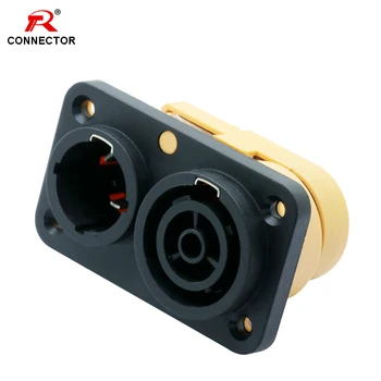1PC PowerCon Waterproof Socket LED Screen Audio Connector Input Output 250V 16A Siamese Socket
1PC PowerCon Waterproof Socket LED Screen Audio Connector Input Output 250V 16A Siamese Socket