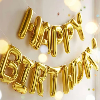 16inch Gold Silver Happy Birthday Letter Foil Balloons Kids Adult Birthday Party Decorations Alphabet Air Globos Gifts Supplies 
16inch Gold Silver Happy Birthday Letter Foil Balloons Kids Adult Birthday Party Decorations Alphabet Air Globos Gifts Supplies