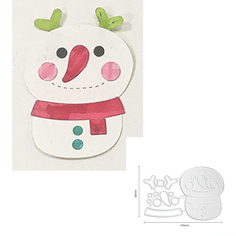 Snowman Winter Metal Cutting Dies Mold Scrapbook Craft Mold Template Embossing Paper Mold Making New
Snowman Winter Metal Cutting Dies Mold Scrapbook Craft Mold Template Embossing Paper Mold Making New