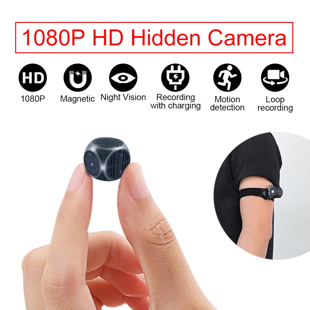 Sensor Night Vision Mini Camera HD Camcorder IP Camera 1080P WIFI Camera Remote Monitor Small Camera Wireless Surveillanc
Sensor Night Vision Mini Camera HD Camcorder IP Camera 1080P WIFI Camera Remote Monitor Small Camera Wireless Surveillanc
