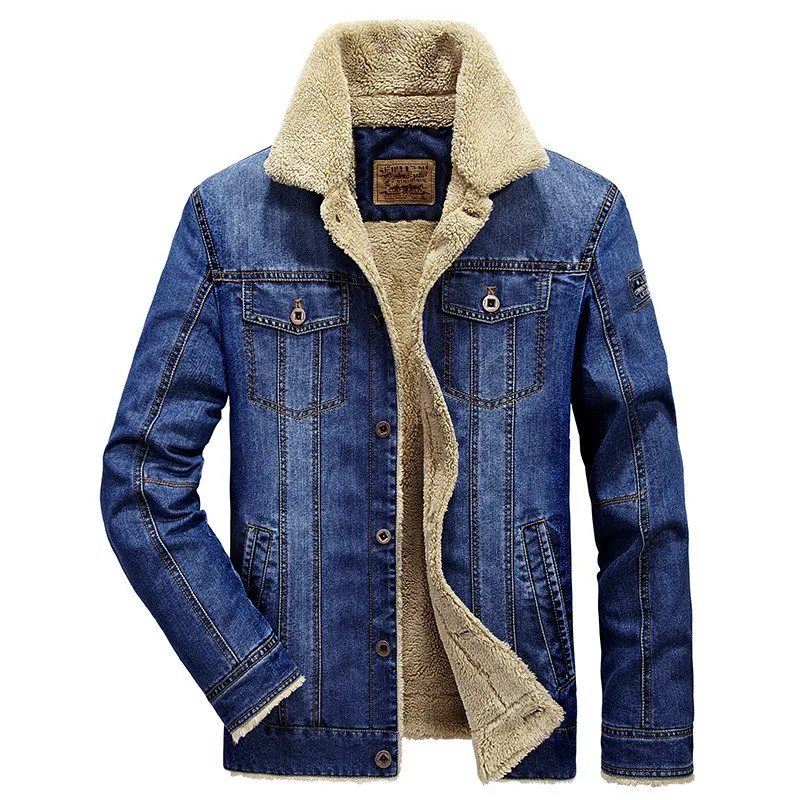 Autumn And Winter Men's Brushed And Thick Large Size Washing Jacket Men Denim Windbreaker MEN'S Outerwear Men's
Autumn And Winter Men's Brushed And Thick Large Size Washing Jacket Men Denim Windbreaker MEN'S Outerwear Men's