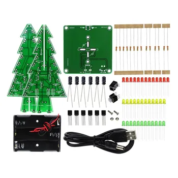 Christmas Tree LED Flash DIY Kit 3D Circuit Parts Glitter Electronic Learning Set TB Sale
Christmas Tree LED Flash DIY Kit 3D Circuit Parts Glitter Electronic Learning Set TB Sale