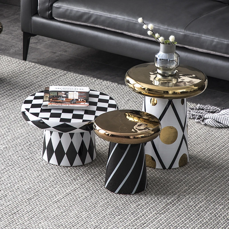 Скандинавская мебель креативный углосветильник столик с грибами роскошный