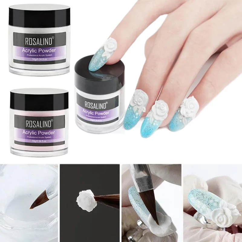 ROSALIND Acrylic Powder Poly Gel For Nail Polish Nail Art Decorations Crystal Manicure Set Kit Professional Nail Accesories
ROSALIND Acrylic Powder Poly Gel For Nail Polish Nail Art Decorations Crystal Manicure Set Kit Professional Nail Accesories