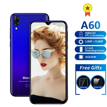 Blackview A60 Smartphone Quad Core Android 8.1 4080mAh Cellphone 1GB+16GB 6.1 inch 19.2:9 Screen Dual Camera 3G Mobile Phone
Blackview A60 Smartphone Quad Core Android 8.1 4080mAh Cellphone 1GB+16GB 6.1 inch 19.2:9 Screen Dual Camera 3G Mobile Phone