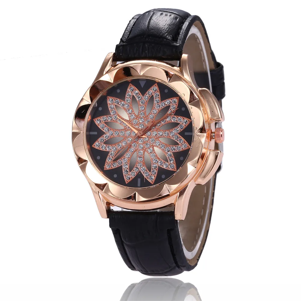 Hot Sales Fortunes Watch Top Grade Flower-shaped Watchcase Bamboo Joint Pattern Leather Belt Ladies' Watch Manufacturers Current
Hot Sales Fortunes Watch Top Grade Flower-shaped Watchcase Bamboo Joint Pattern Leather Belt Ladies' Watch Manufacturers Current