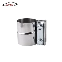 

RASTP -2.25"/2.5"3.0" Stainless Steel Lap Joint Exhaust Band Coupler Sleeve Clamp Car Pipe Replacement Accessories RS-CR1014