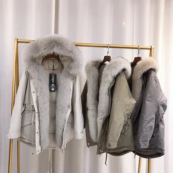 Janveny Large Natural Fox Fur Hooded Down Coat Winter Women 90% White Duck Down Jacket Female Feather Clothes Oversize Parkas
Janveny Large Natural Fox Fur Hooded Down Coat Winter Women 90% White Duck Down Jacket Female Feather Clothes Oversize Parkas