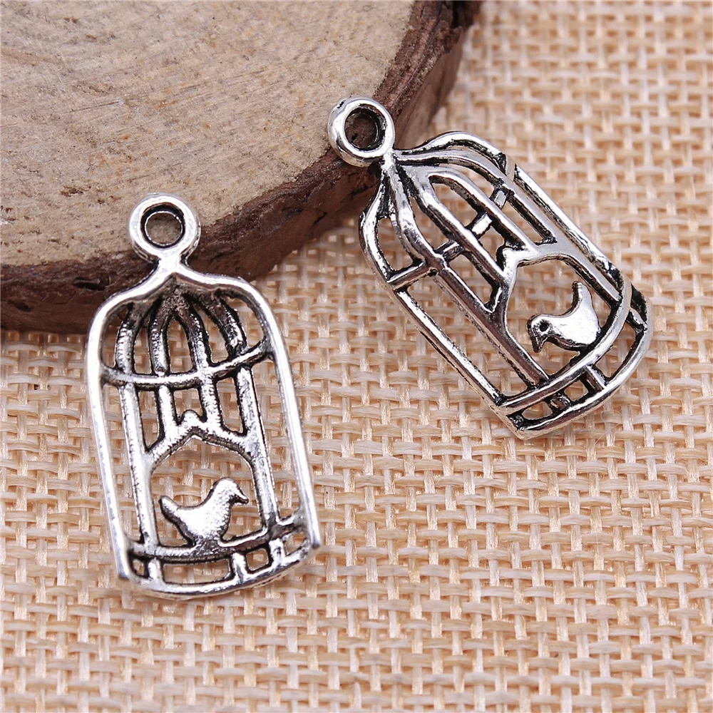 20pcs 26x14mm Bird Birdcage Charms Antique Silver Color Pendant Charms For DIY Jewelry Making Jewelry Components
20pcs 26x14mm Bird Birdcage Charms Antique Silver Color Pendant Charms For DIY Jewelry Making Jewelry Components