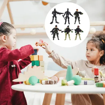 6Pcs Special Forces Toys Practical Lightweight Lifelike Toys Soldier Plastic Soldier Model Soldier Model for Kids Teenagers
6Pcs Special Forces Toys Practical Lightweight Lifelike Toys Soldier Plastic Soldier Model Soldier Model for Kids Teenagers