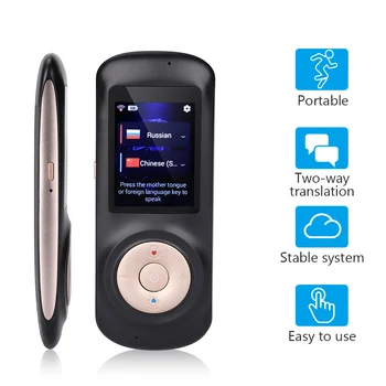 Smart Wireless Translator Portable Real Time Instant Voice Translation Translators Support 52 Languages With Data Line
Smart Wireless Translator Portable Real Time Instant Voice Translation Translators Support 52 Languages With Data Line