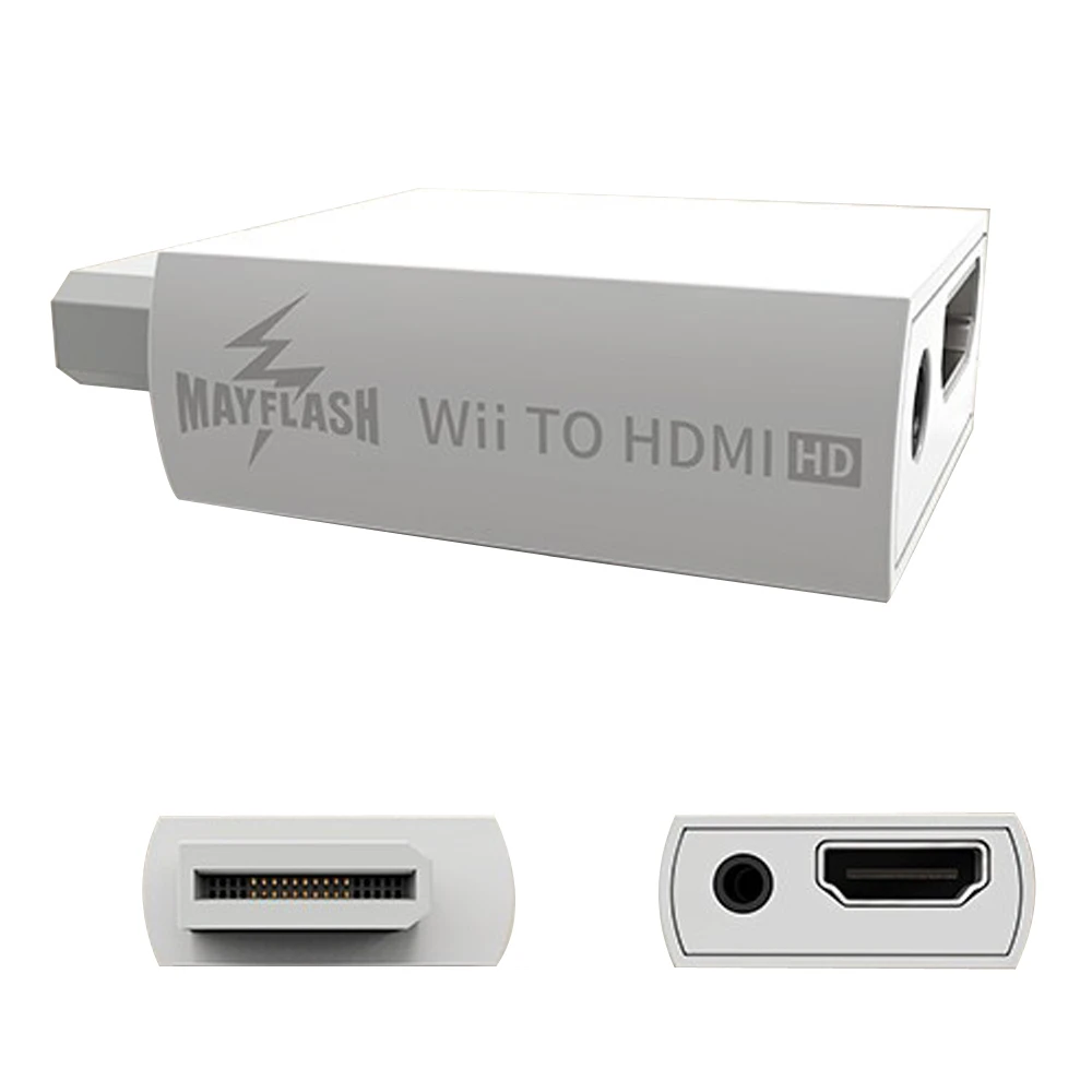 Wii to HDMI Converter Support Full HD 720P 1080P 3.5mm Audio HDMI Adapter for HDTV Wii Converter
Wii to HDMI Converter Support Full HD 720P 1080P 3.5mm Audio HDMI Adapter for HDTV Wii Converter