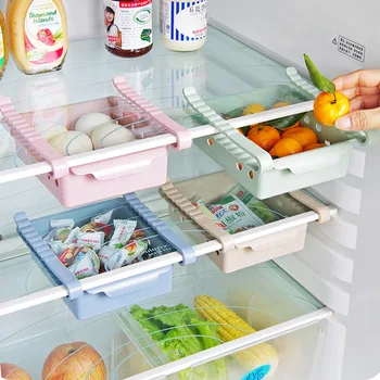 Adjustable Stretchable Refrigerator Organizer Drawer Basket Refrigerator Pull-out Drawers Fresh Spacer Layer Storage Rack
Adjustable Stretchable Refrigerator Organizer Drawer Basket Refrigerator Pull-out Drawers Fresh Spacer Layer Storage Rack