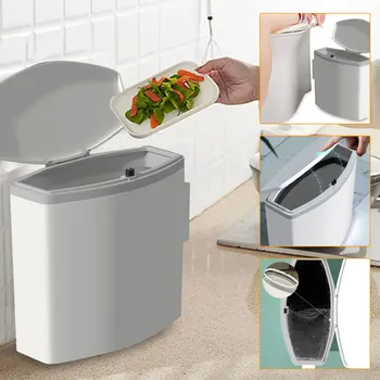 11L Trash Cans Kitchen Bathroom Toilet Garbage Classification Rubbish Bin Dustbin Trash Bin Garbage Bucket Press-Type Waste Bin
11L Trash Cans Kitchen Bathroom Toilet Garbage Classification Rubbish Bin Dustbin Trash Bin Garbage Bucket Press-Type Waste Bin
