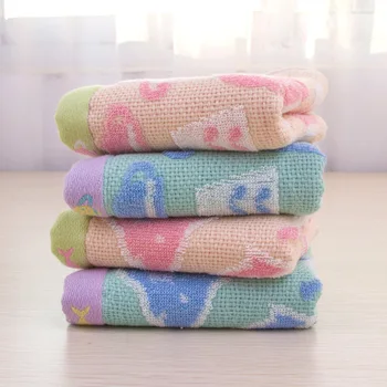 Cotton Gauze en Jacquard Cartoon Child's Face Towel Wholesale Large Face Towel For Children 
Cotton Gauze en Jacquard Cartoon Child's Face Towel Wholesale Large Face Towel For Children