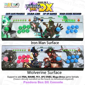 Pandora Box DX 3000 in 1 arcade game console Can save game progress support 3P 4P game 3D tekken Mortal Kombat Killer instinct
Pandora Box DX 3000 in 1 arcade game console Can save game progress support 3P 4P game 3D tekken Mortal Kombat Killer instinct