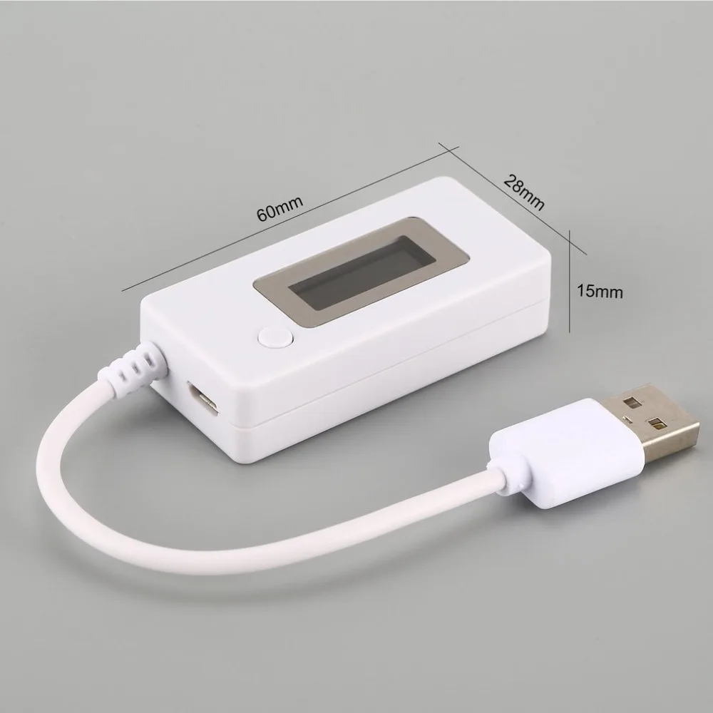 Digital USB Charging Doctor Ampmeter Voltmeter Current Voltage Tester Detector Mobile Battery Power Capacity Meter
Digital USB Charging Doctor Ampmeter Voltmeter Current Voltage Tester Detector Mobile Battery Power Capacity Meter