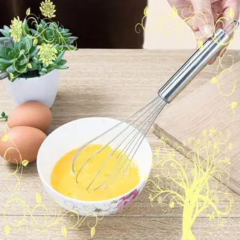 Multifunctional Stainless Steel Hand Whisk Durable Rotary Egg Beater Paste Cream Cooking Mixer Tools Cooking Foamer Gadgets Tool
Multifunctional Stainless Steel Hand Whisk Durable Rotary Egg Beater Paste Cream Cooking Mixer Tools Cooking Foamer Gadgets Tool
